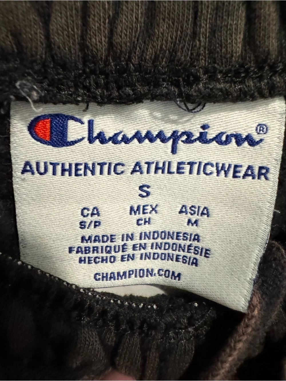 Champion Men’s Faded Black  Jogger Sweatpants